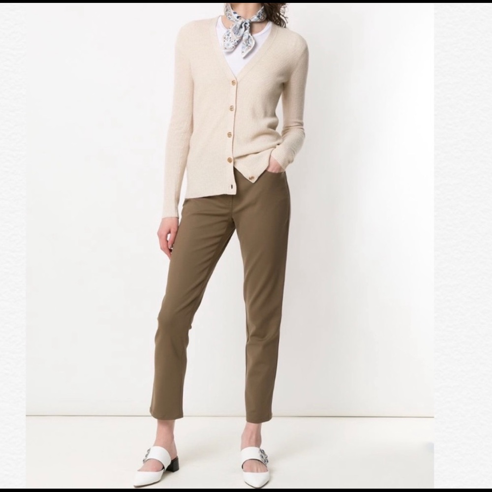 SOLD! Tory Burch Vanner Cropped Trouser NWT14